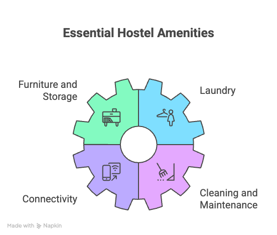 Amenities, Ultimate List of Amenities for in a PG or Co-Living Space in India, Rentok