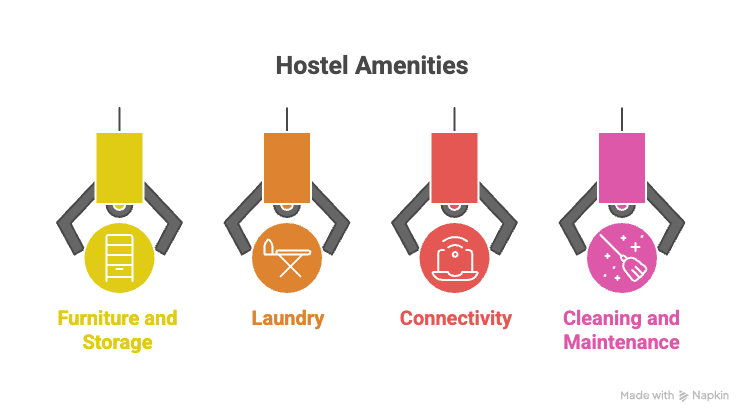Amenities, Ultimate List of Amenities for in a PG or Co-Living Space in India, Rentok
