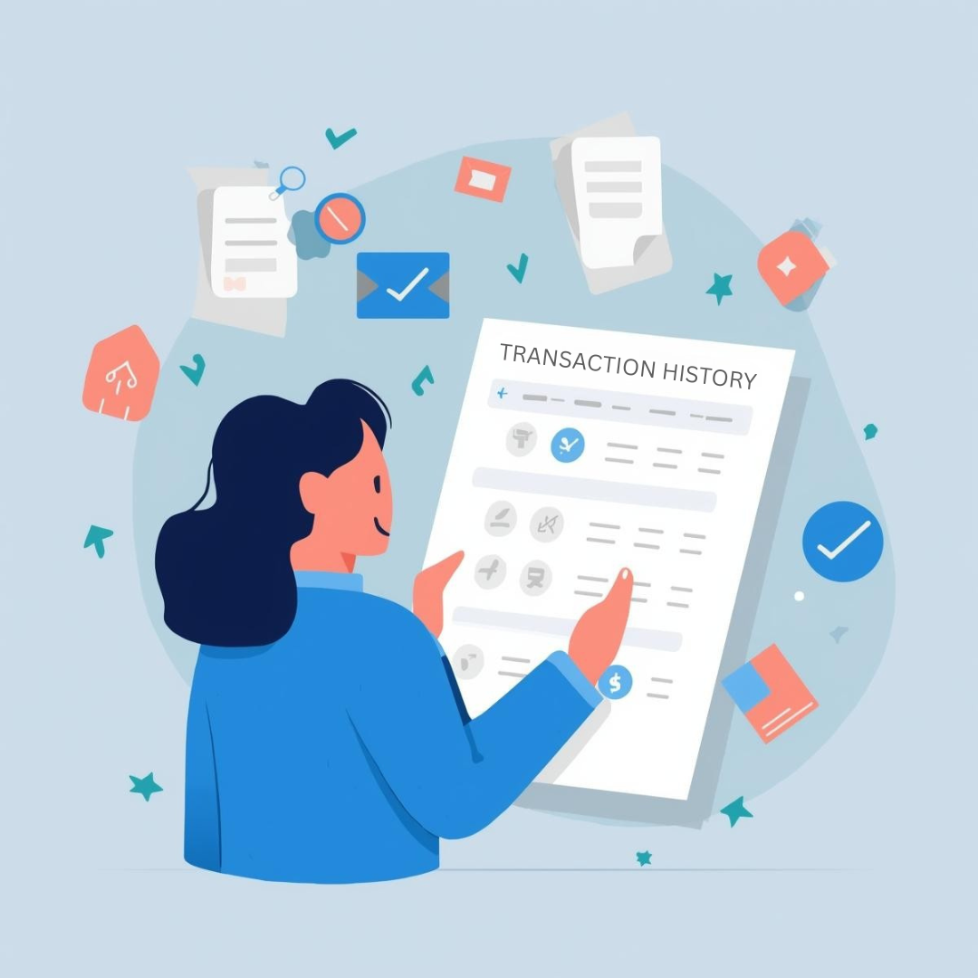 Maintain Passbook for PG Business, How to Maintain Passbook for PG Business, Rentok PG owner reviewing organized tenant transaction history with rent payments, deposits, and refund records.