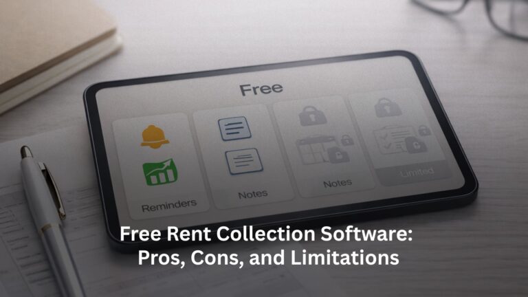 Free Rent Collection Software: Pros, Cons, and Limitations Free Rent Collection Software: Pros, Cons, and Limitations