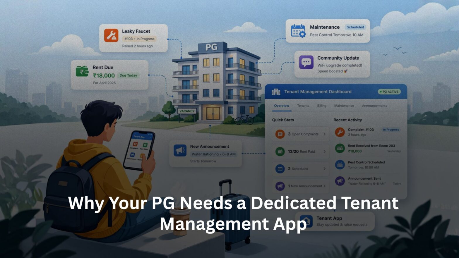 Why Your PG Needs a Dedicated Tenant Management App