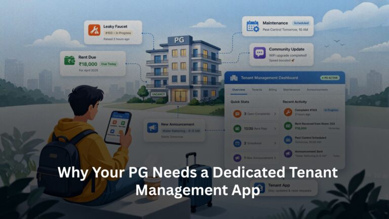 Why Your PG Needs a Dedicated Tenant Management App Why Your PG Needs a Dedicated Tenant Management App