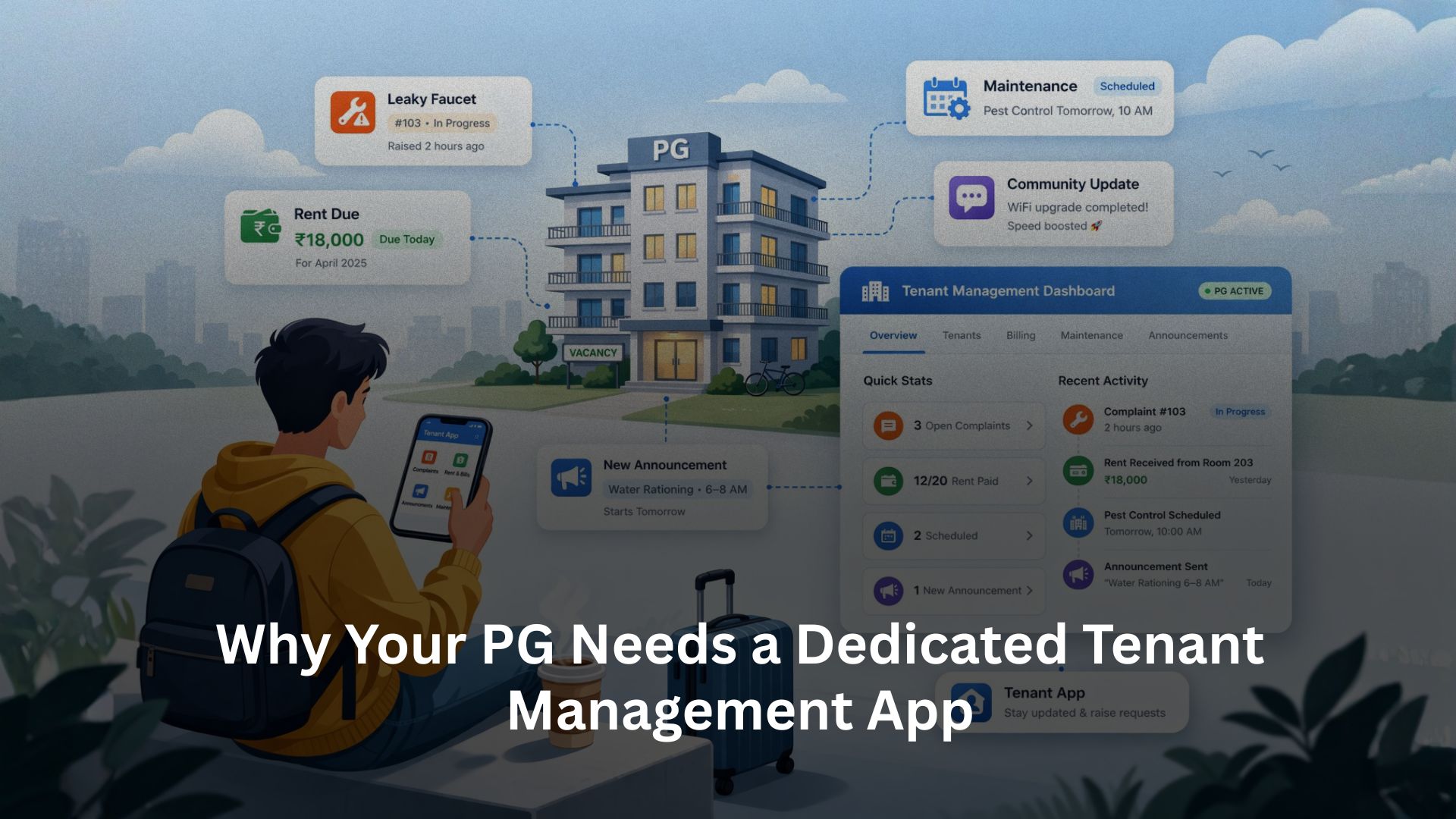 Why Your PG Needs a Dedicated Tenant Management App