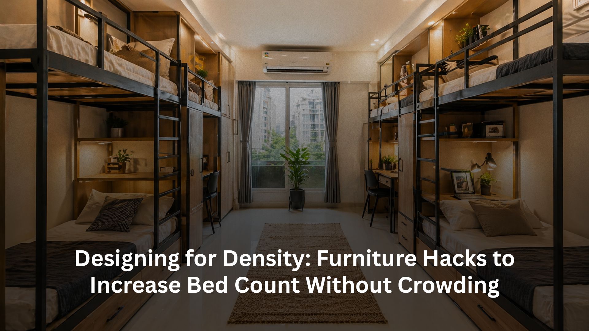 Designing for Density: Furniture Hacks to Increase Bed Count Without Crowding