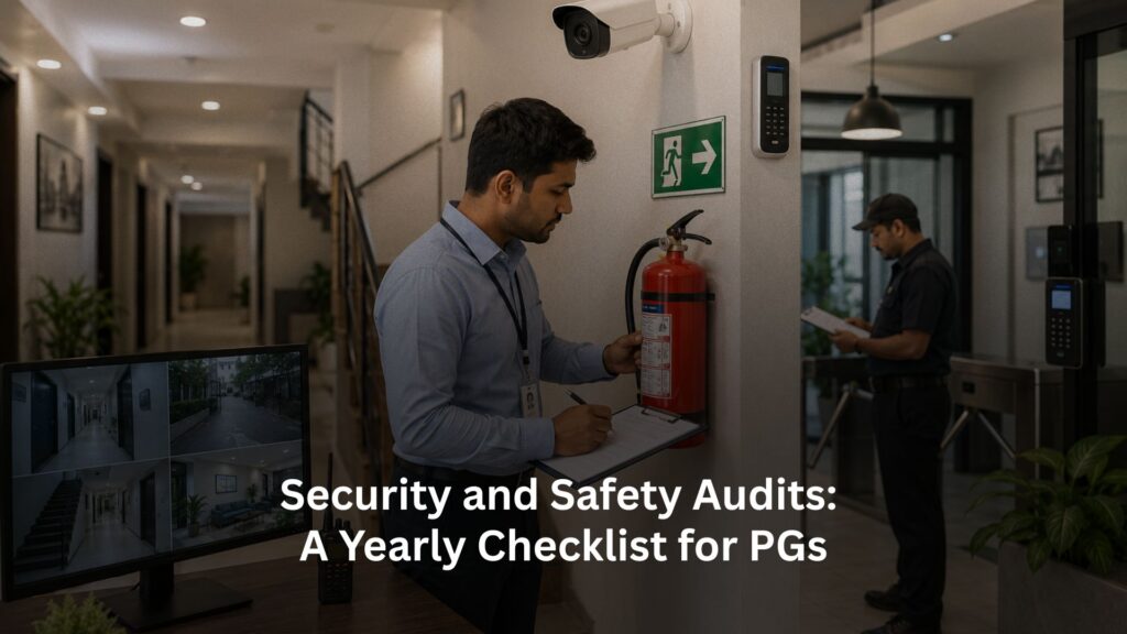 Security and Safety Audits, Security and Safety Audits: A Yearly Checklist for PGs, Rentok Security and Safety Audits: A Yearly Checklist for PGs