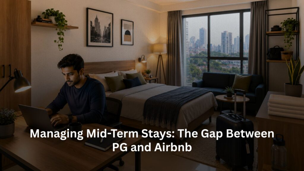Managing Mid-Term Stays: The Gap Between PG and Airbnb