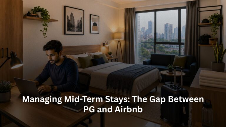 Managing Mid-Term Stays: The Gap Between PG and Airbnb