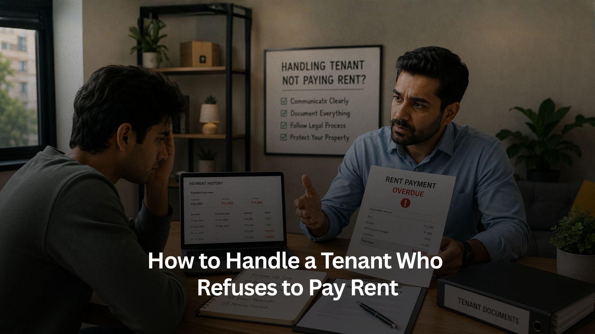 How to Handle a Tenant Who Refuses to Pay Rent