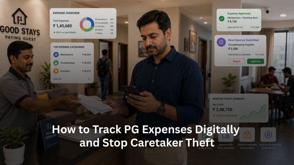Track PG Expenses Digitally, How to Track PG Expenses Digitally and Stop Caretaker Theft, Rentok How to Track PG Expenses Digitally and Stop Caretaker Theft
