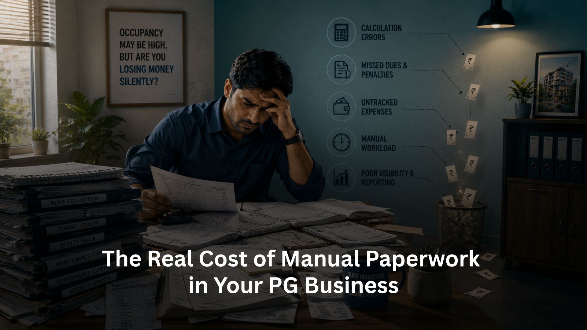 The Real Cost of Manual Paperwork in Your PG Business