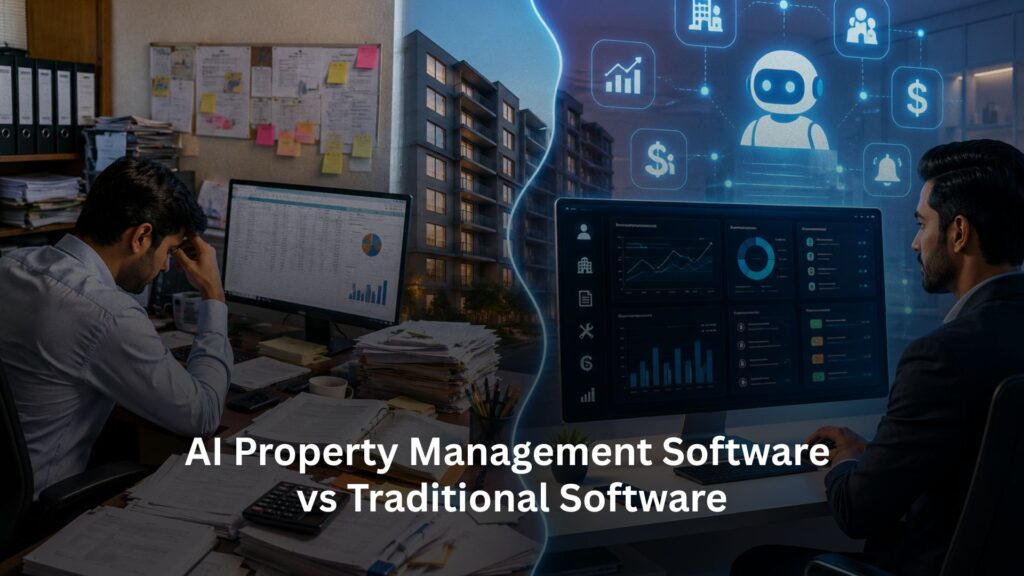 AI Property Management Software, AI Property Management Software vs Traditional Software, Rentok AI Property Management Software vs Traditional Software