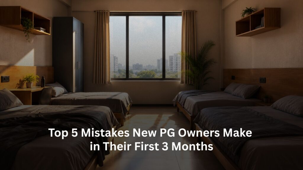 5 Mistakes New PG Owners Make, Top 5 Mistakes New PG Owners Make in Their First 3 Months, Rentok Top 5 Mistakes New PG Owners Make in Their First 3 Months