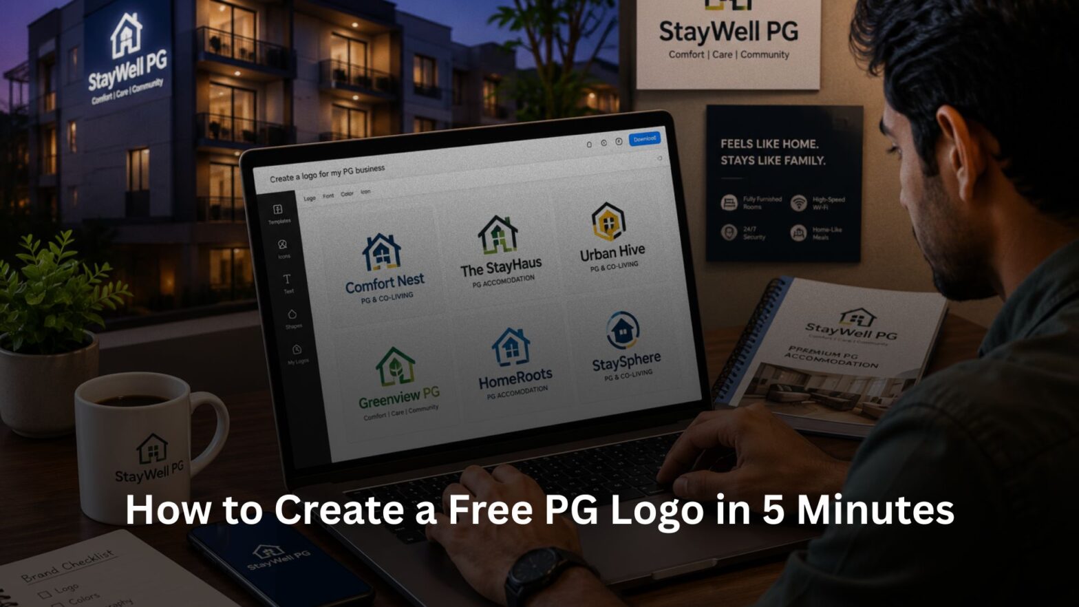 How to Create a Free PG Logo in 5 Minutes