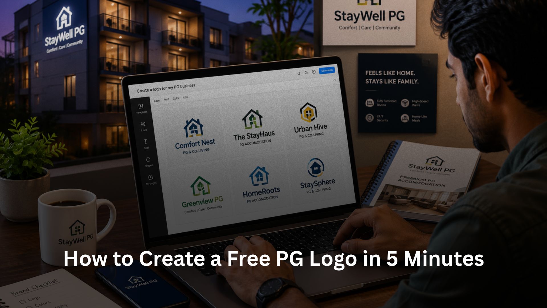 How to Create a Free PG Logo in 5 Minutes