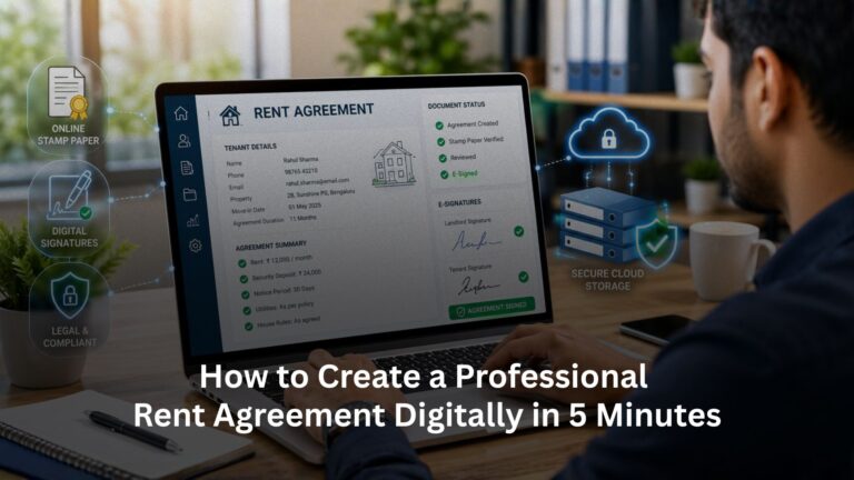 How to Create a Professional Rent Agreement Digitally in 5 Minutes How to Create a Professional Rent Agreement Digitally in 5 Minutes