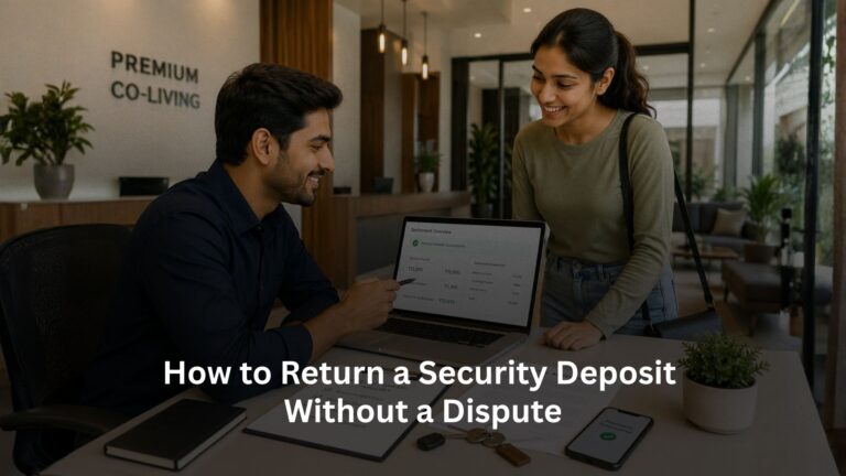 How to Return a Security Deposit Without a Dispute