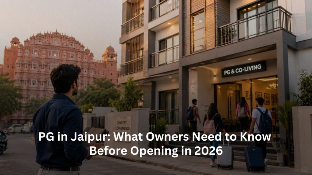 PG in Jaipur, PG in Jaipur: What Owners Need to Know Before Opening in 2026, Rentok PG in Jaipur: What Owners Need to Know Before Opening in 2026