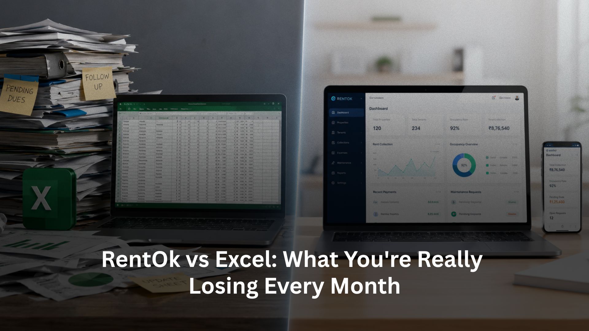 RentOk vs Excel: What You’re Really Losing Every Month