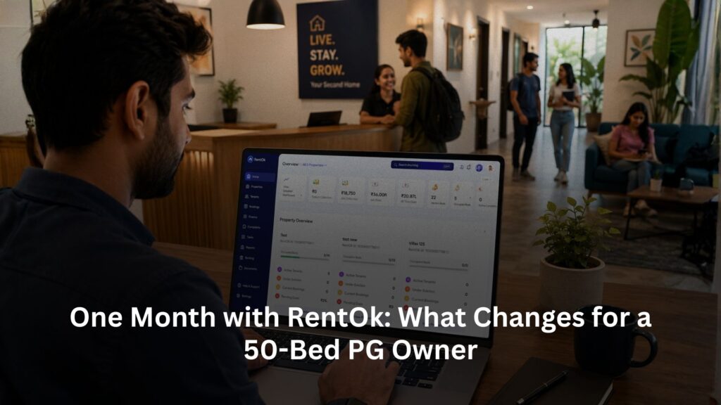 One Month with RentOk, One Month with RentOk: What Changes for a 50-Bed PG Owner, Rentok One Month with RentOk: What Changes for a 50-Bed PG Owner