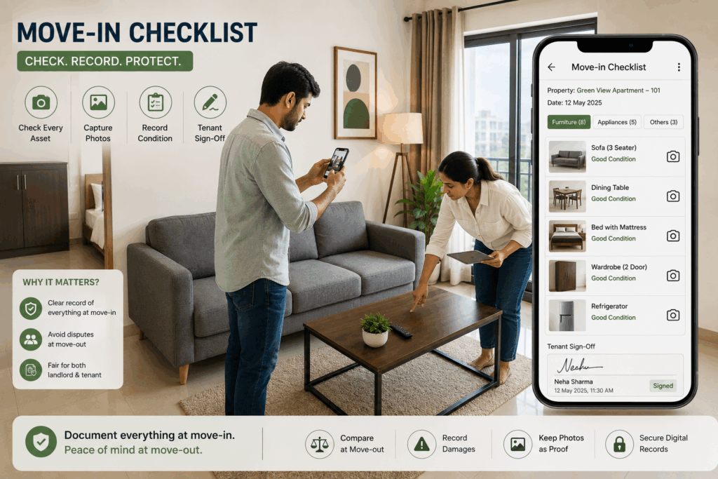 semi-furnished, Semi-Furnished vs Fully Furnished: Which is Better for Renters?, Rentok Move-In Checklists