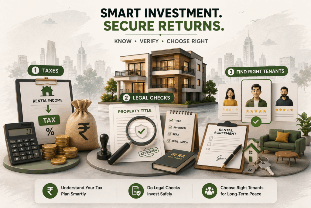 Invest in Property, How to Invest in Property for Rental Income in India, Rentok secure account