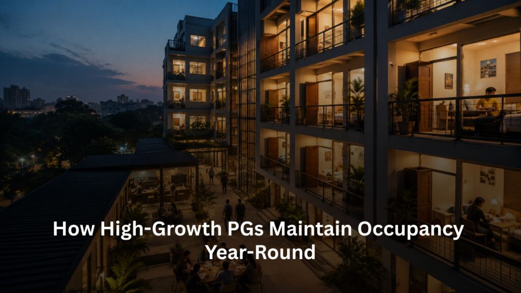 High-Growth PGs Maintain Occupancy, How High-Growth PGs Maintain Occupancy Year-Round, Rentok How High-Growth PGs Maintain Occupancy Year-Round