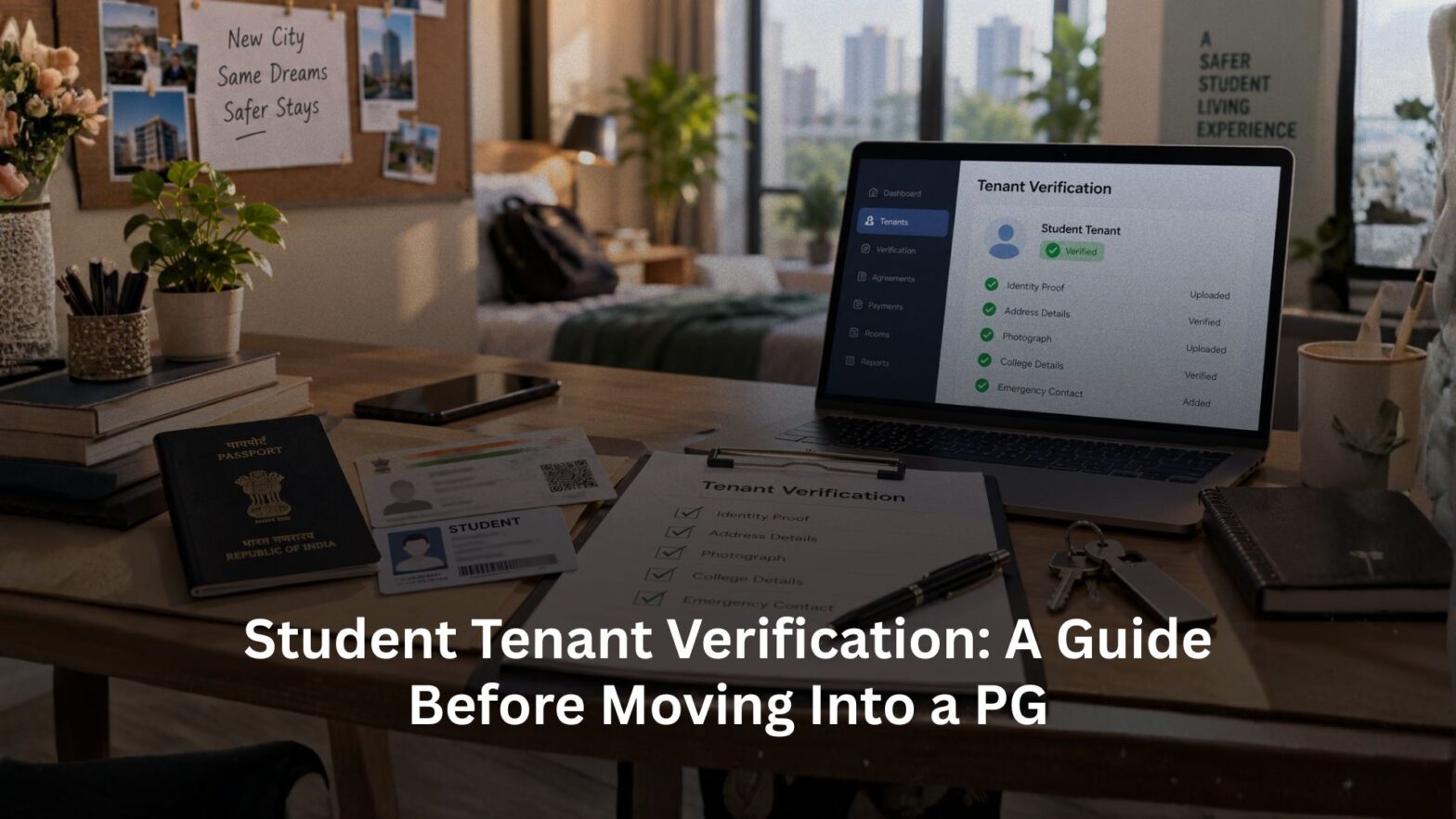 Student Tenant Verification, Student Tenant Verification: A Guide Before Moving Into a PG, Rentok Student Tenant Verification: A Guide Before Moving Into a PG