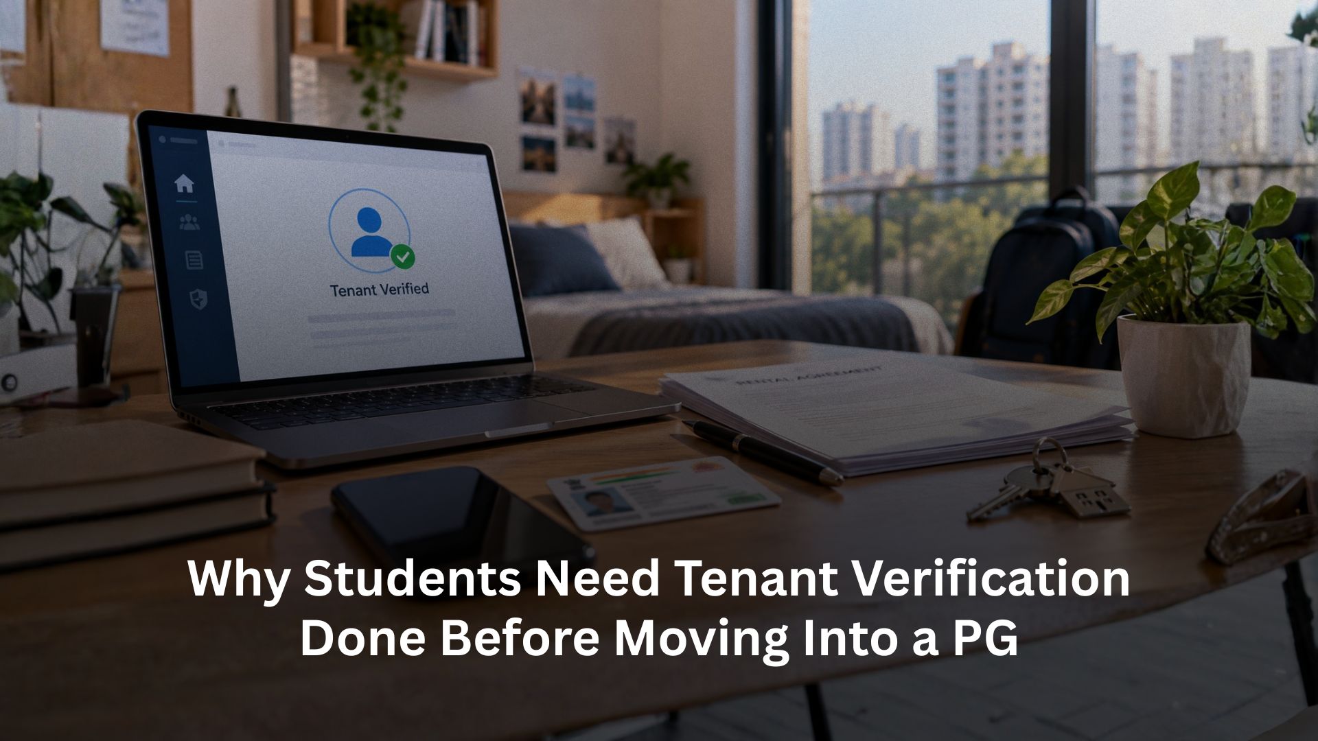 Why Students Need Tenant Verification Done Before Moving Into a PG