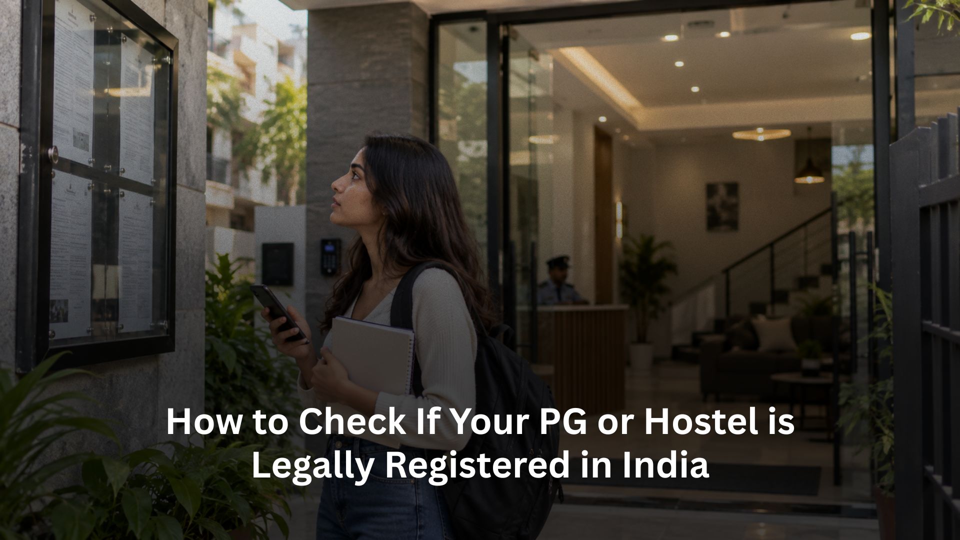 How to Check If Your PG or Hostel is Legally Registered in India