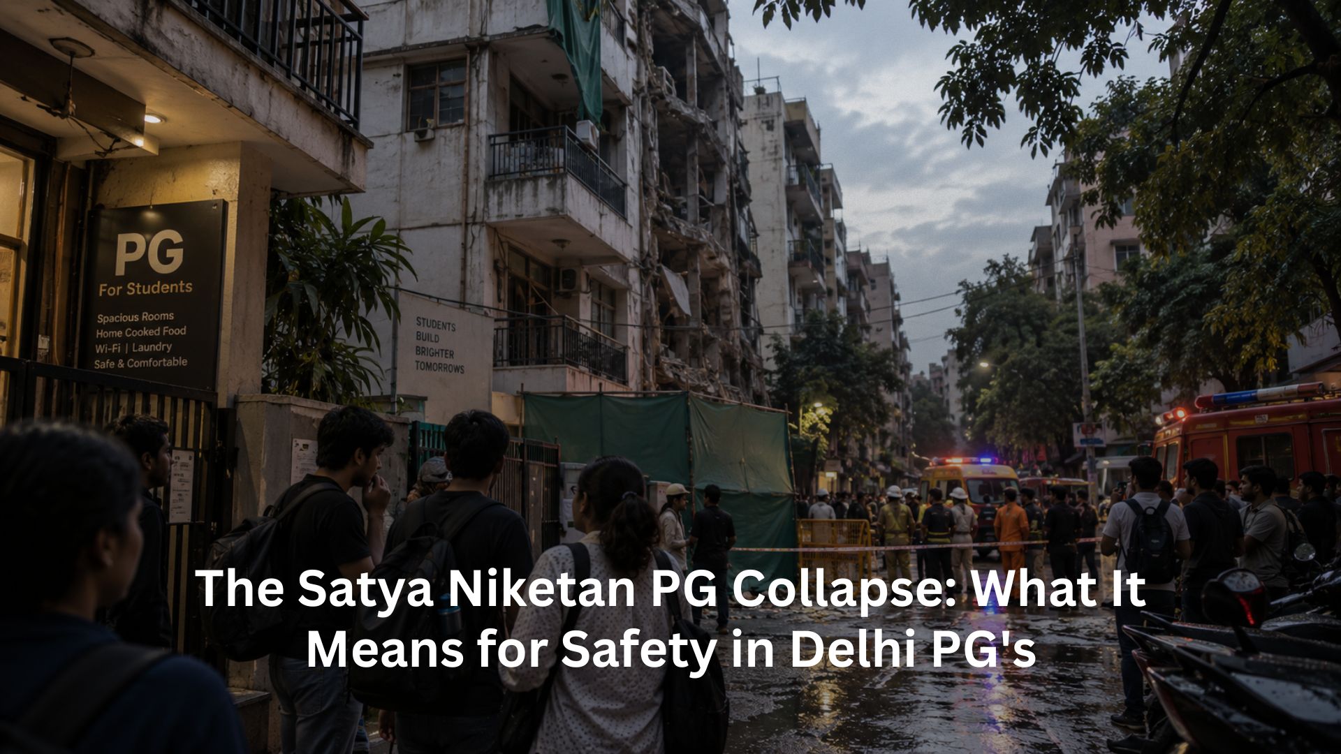 The Satya Niketan PG Collapse: What It Means for Safety in Delhi PG’s