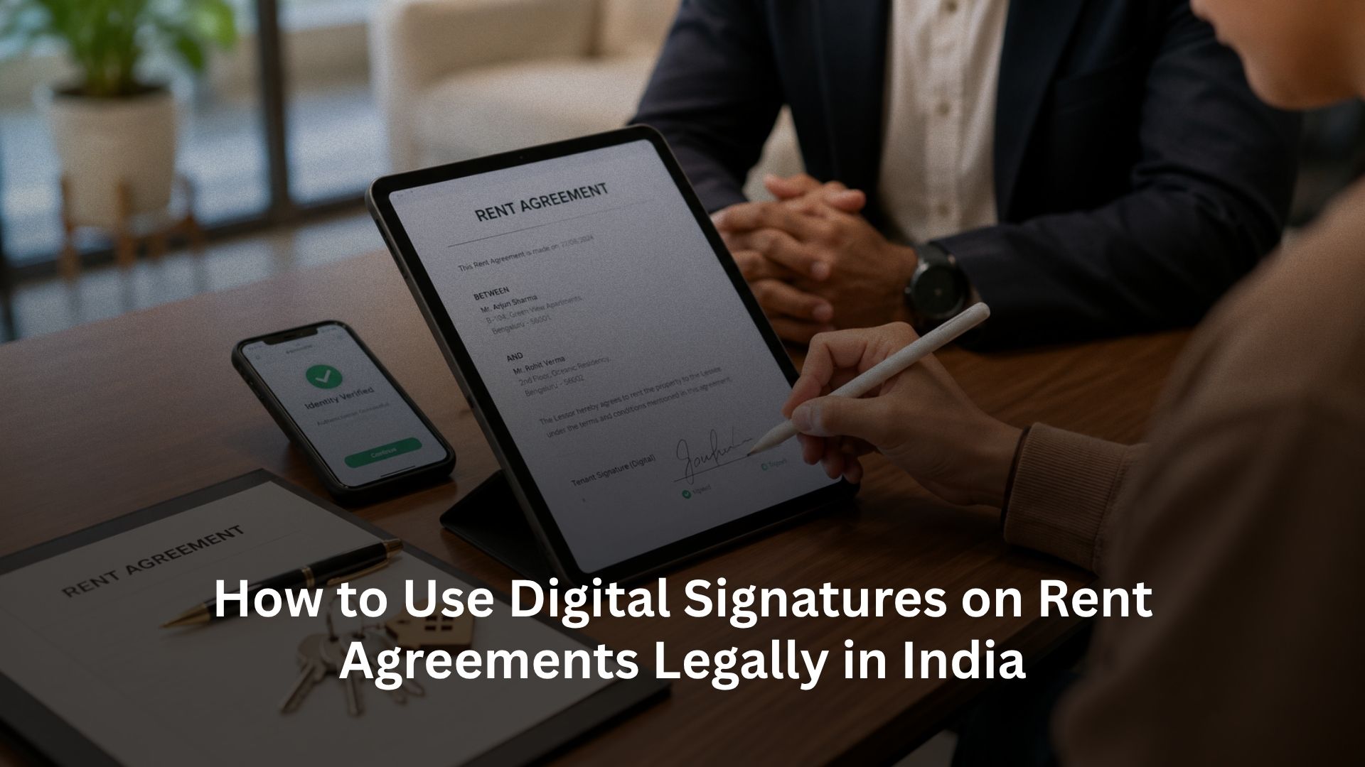 How to Use Digital Signatures on Rent Agreements Legally in India