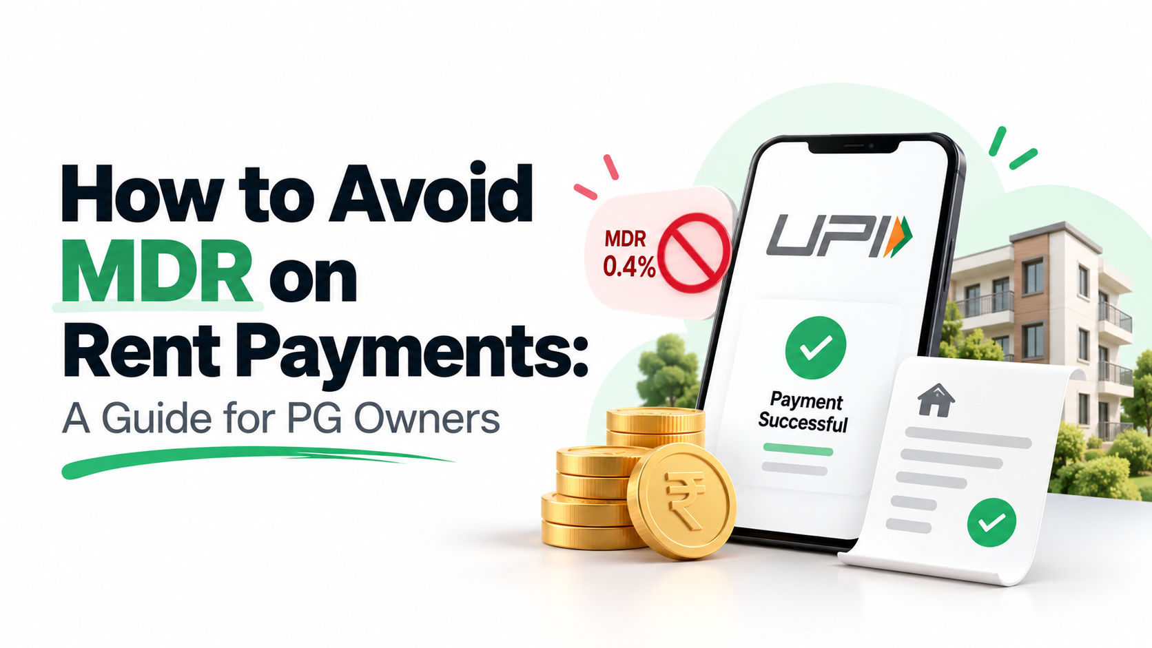 How to Avoid MDR on Rent Payments: A Guide for PG Owners