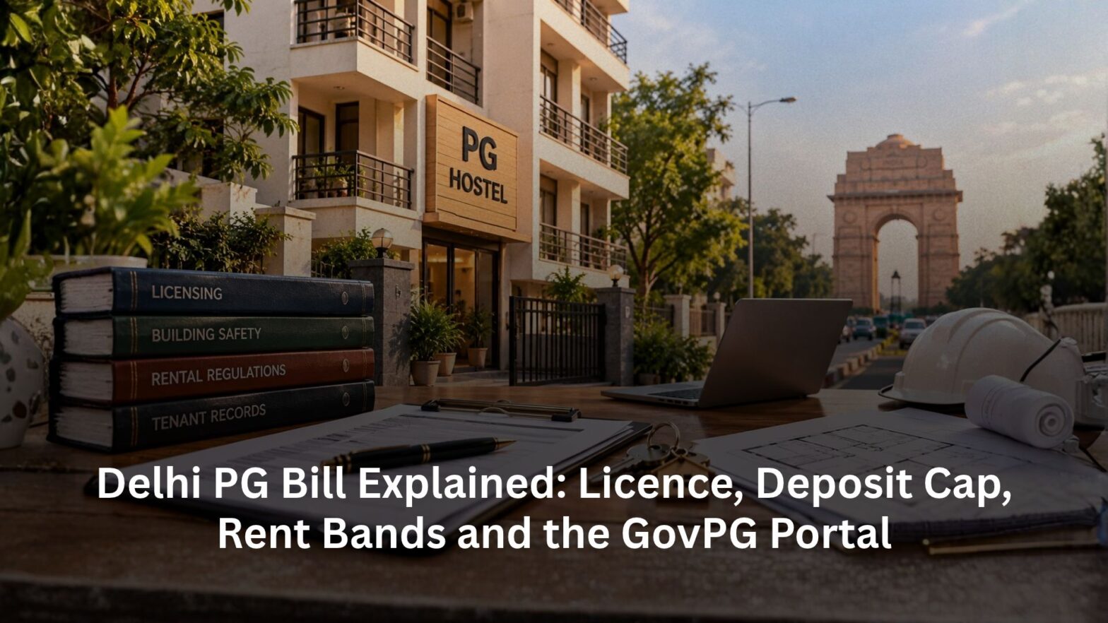 Delhi PG Bill, Delhi PG Bill Explained: Licence, Deposit Cap, Rent Bands and the GovPG Portal, Rentok Delhi PG Bill Explained: Licence, Deposit Cap, Rent Bands and the GovPG Portal