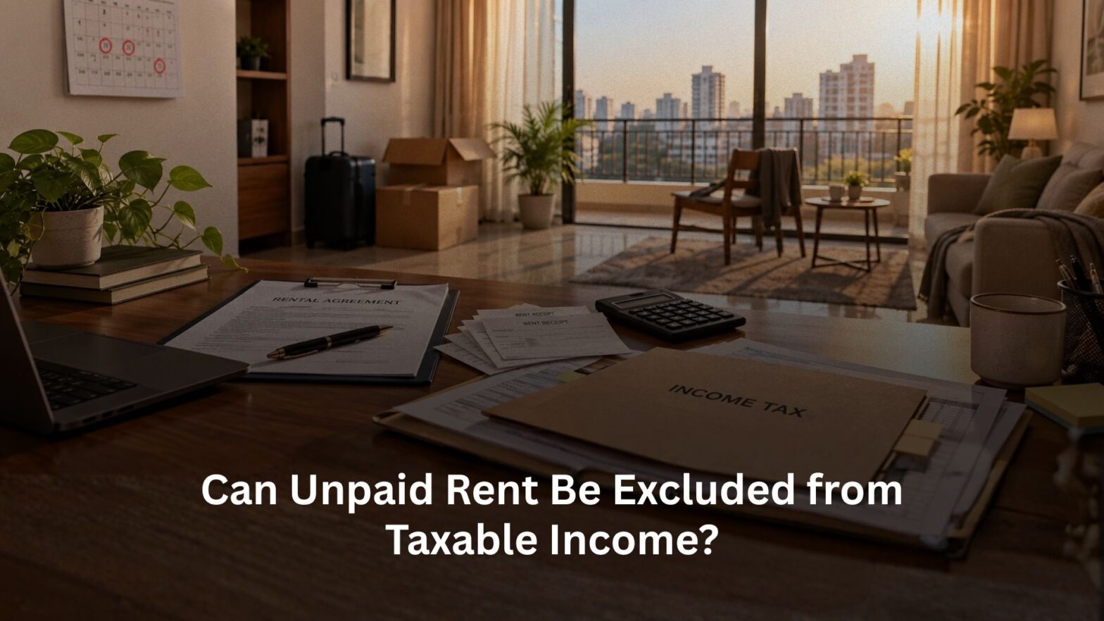 Can Unpaid Rent Be Excluded from Taxable Income?