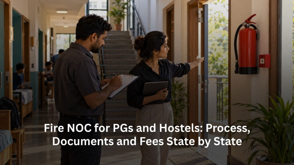 Fire NOC, Fire NOC for PGs and Hostels: Process, Documents and Fees State by State, Rentok Fire NOC for PGs and Hostels: Process, Documents and Fees State by State