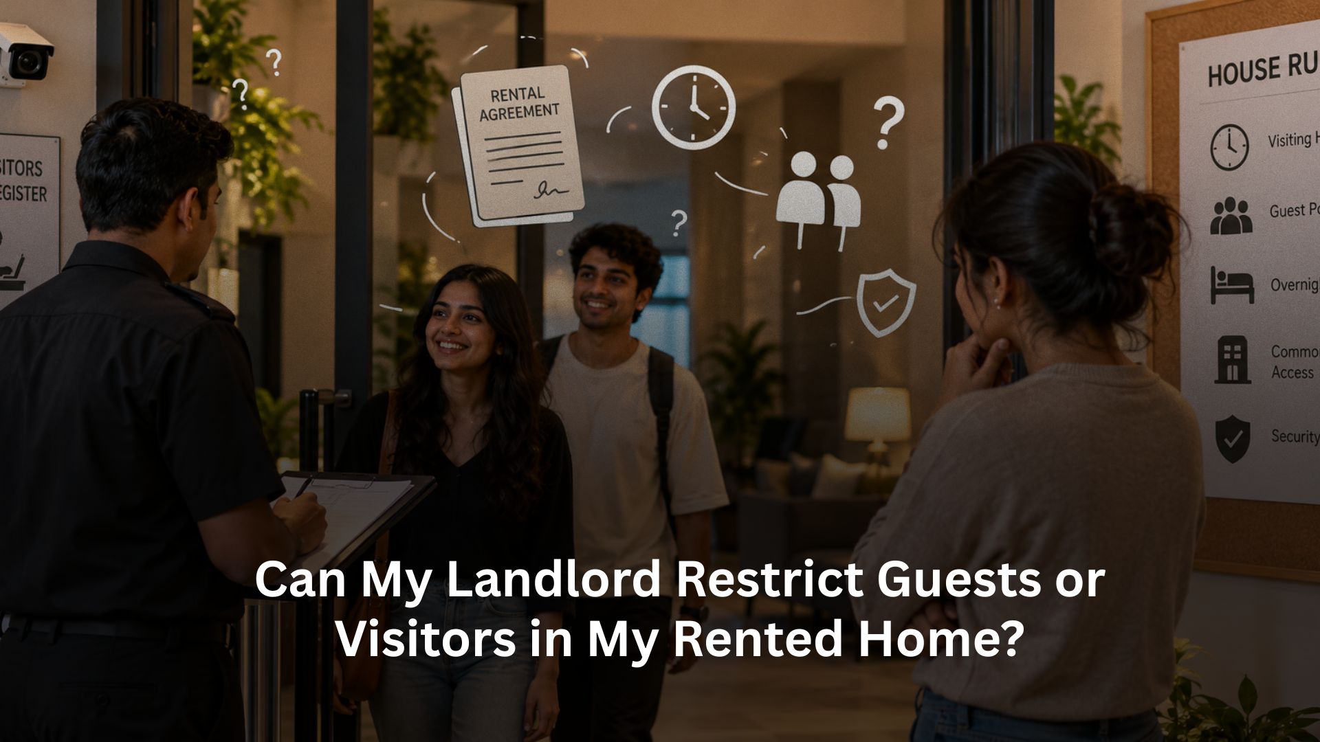 Can My Landlord Restrict Guests or Visitors in My Rented Home?