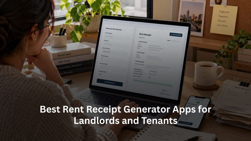 Rent Receipt Generator Apps, Best Rent Receipt Generator Apps for Landlords and Tenants, Rentok Best Rent Receipt Generator Apps for Landlords and Tenants