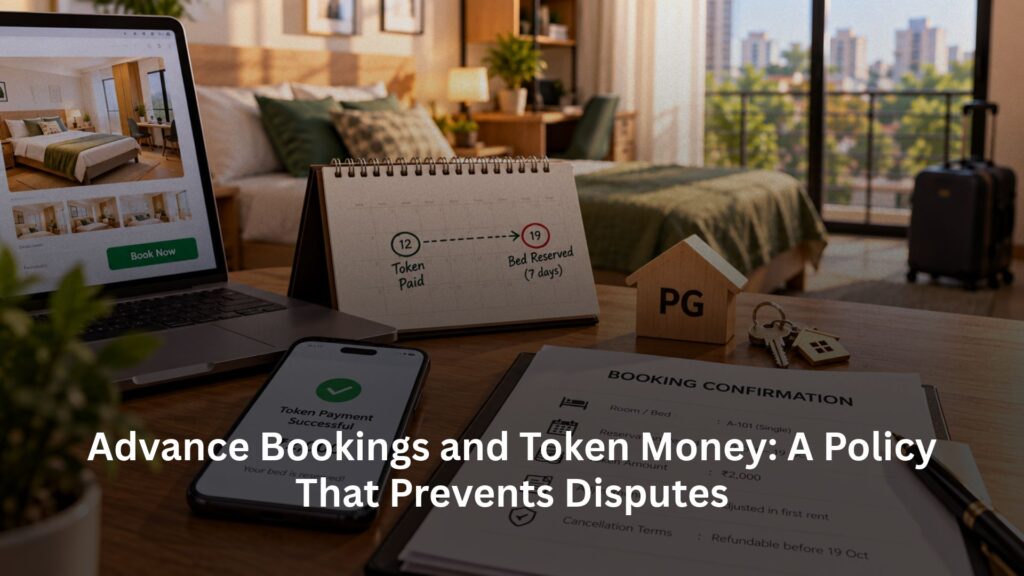 Advance Bookings and Token Money, Advance Bookings and Token Money: A Policy That Prevents Disputes, Rentok Advance Bookings and Token Money: A Policy That Prevents Disputes
