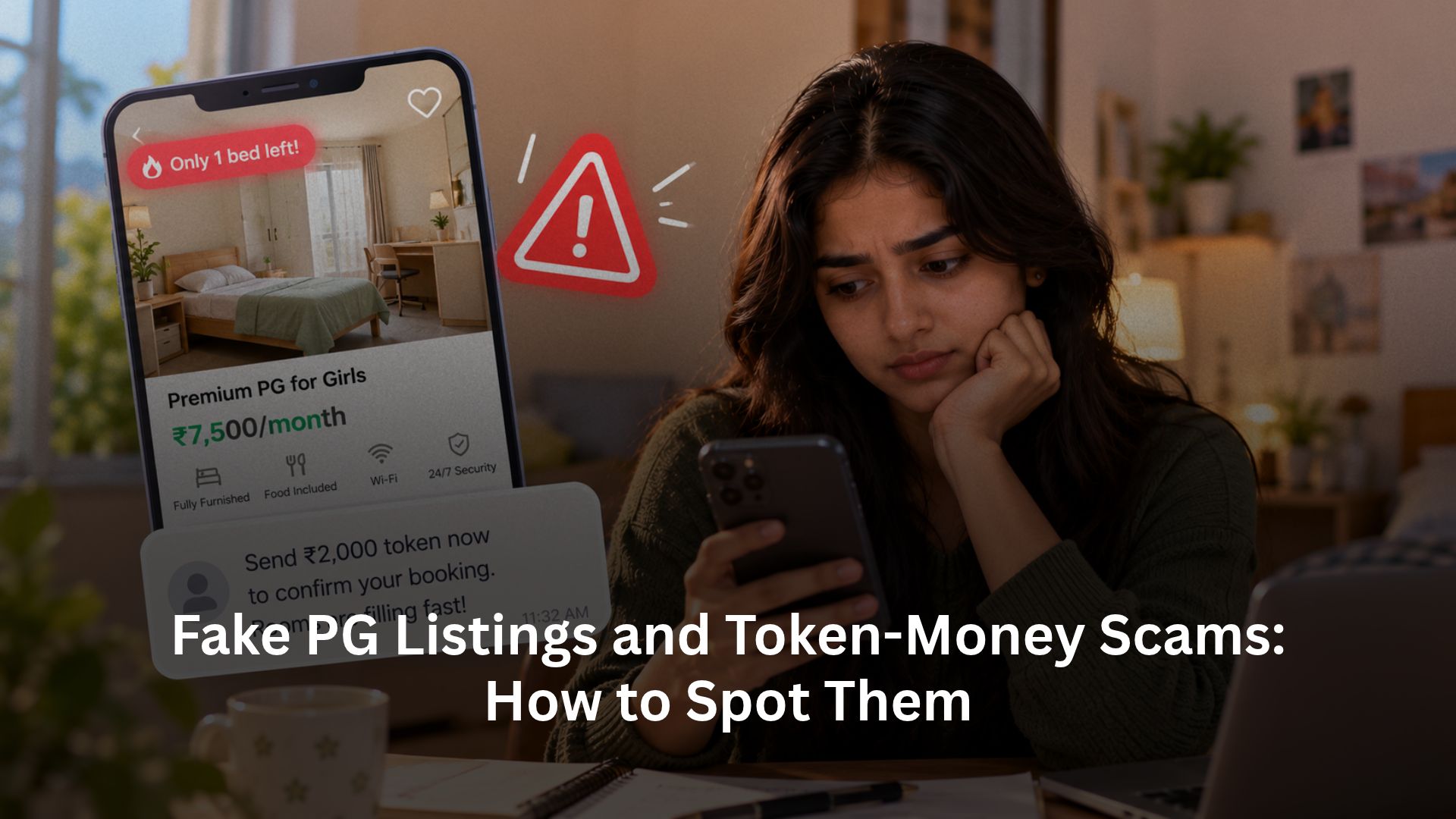 Fake PG Listings and Token-Money Scams: How to Spot Them
