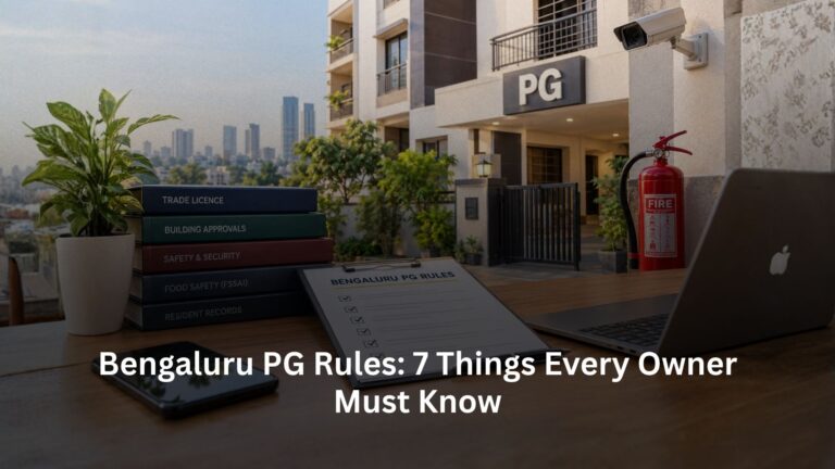 Bengaluru PG Rules: 7 Things Every Owner Must Know Bengaluru PG Rules: 7 Things Every Owner Must Know