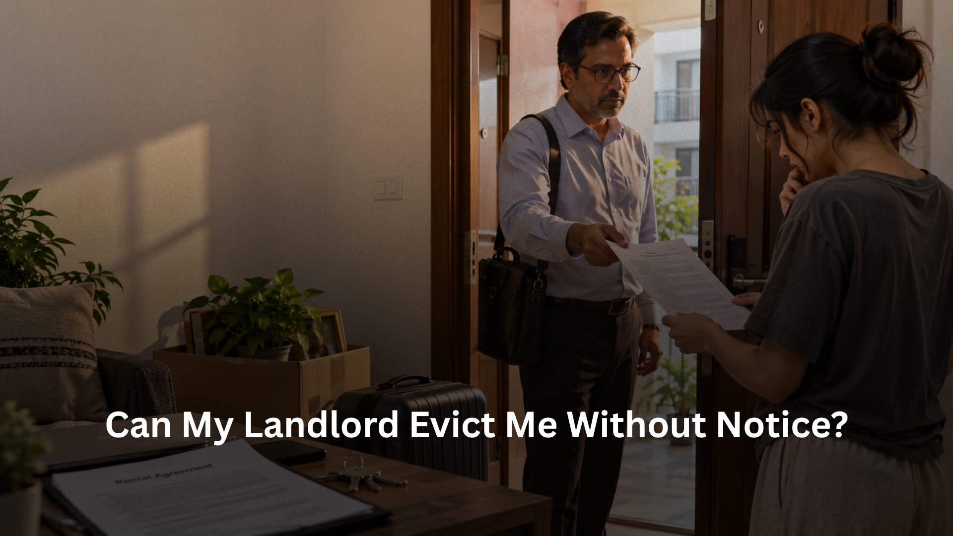 Can My Landlord Evict Me Without Notice?